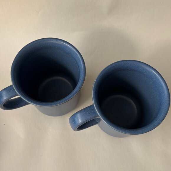 Set of 2 - Dansk Mesa Blue Mugs Vintage 90s Stoneware- - Picture 8 of 12